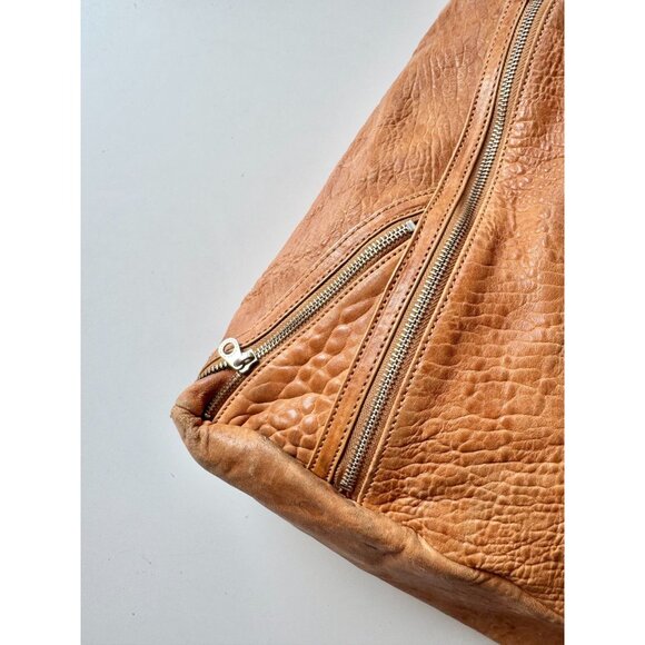 MARC BY MARC JACOBS Kelsey Tan Brown Pebbled Leather Top Handle Hobo Purse - Picture 4 of 16